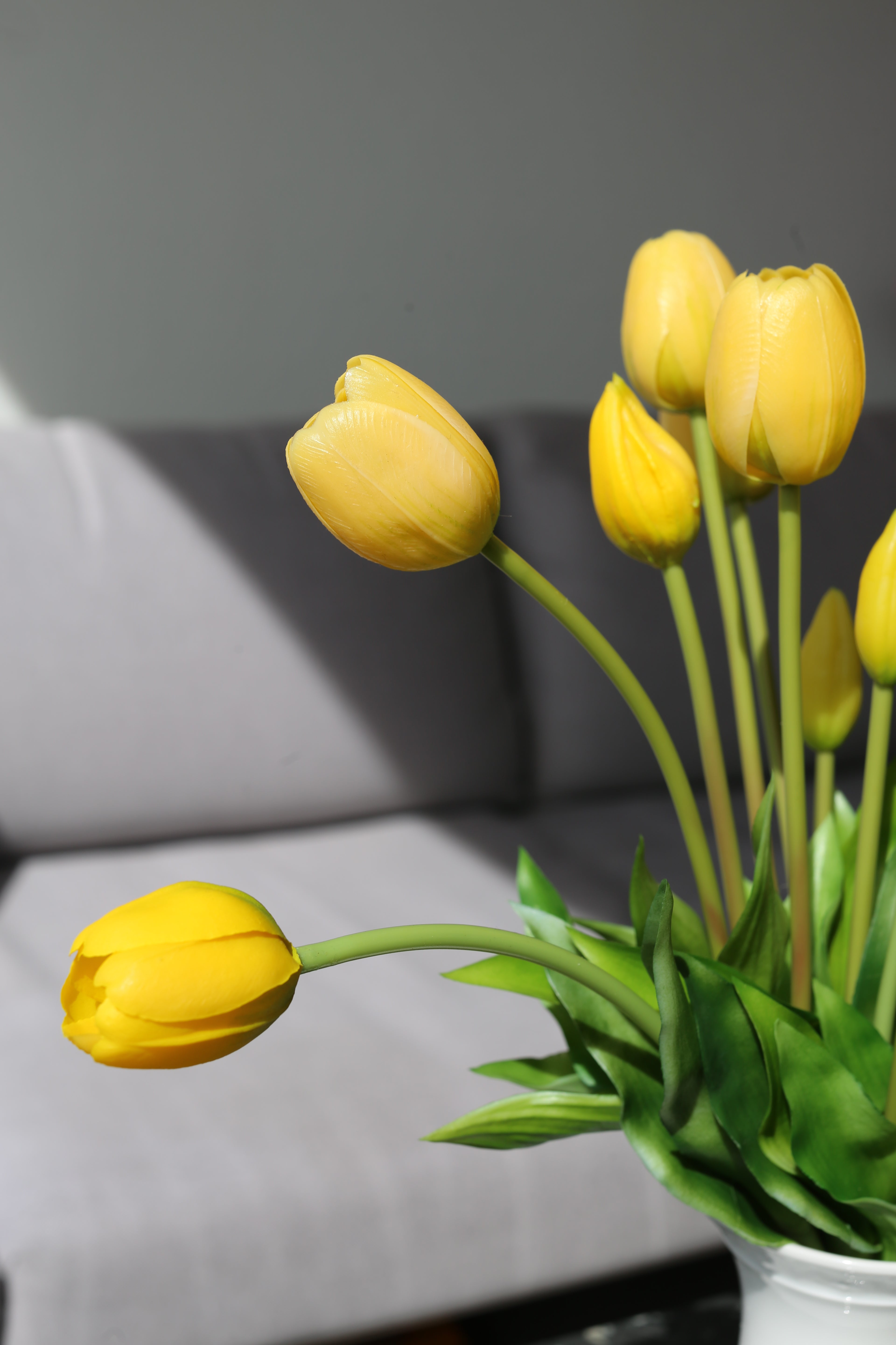 Gelber Tulpenstrauß