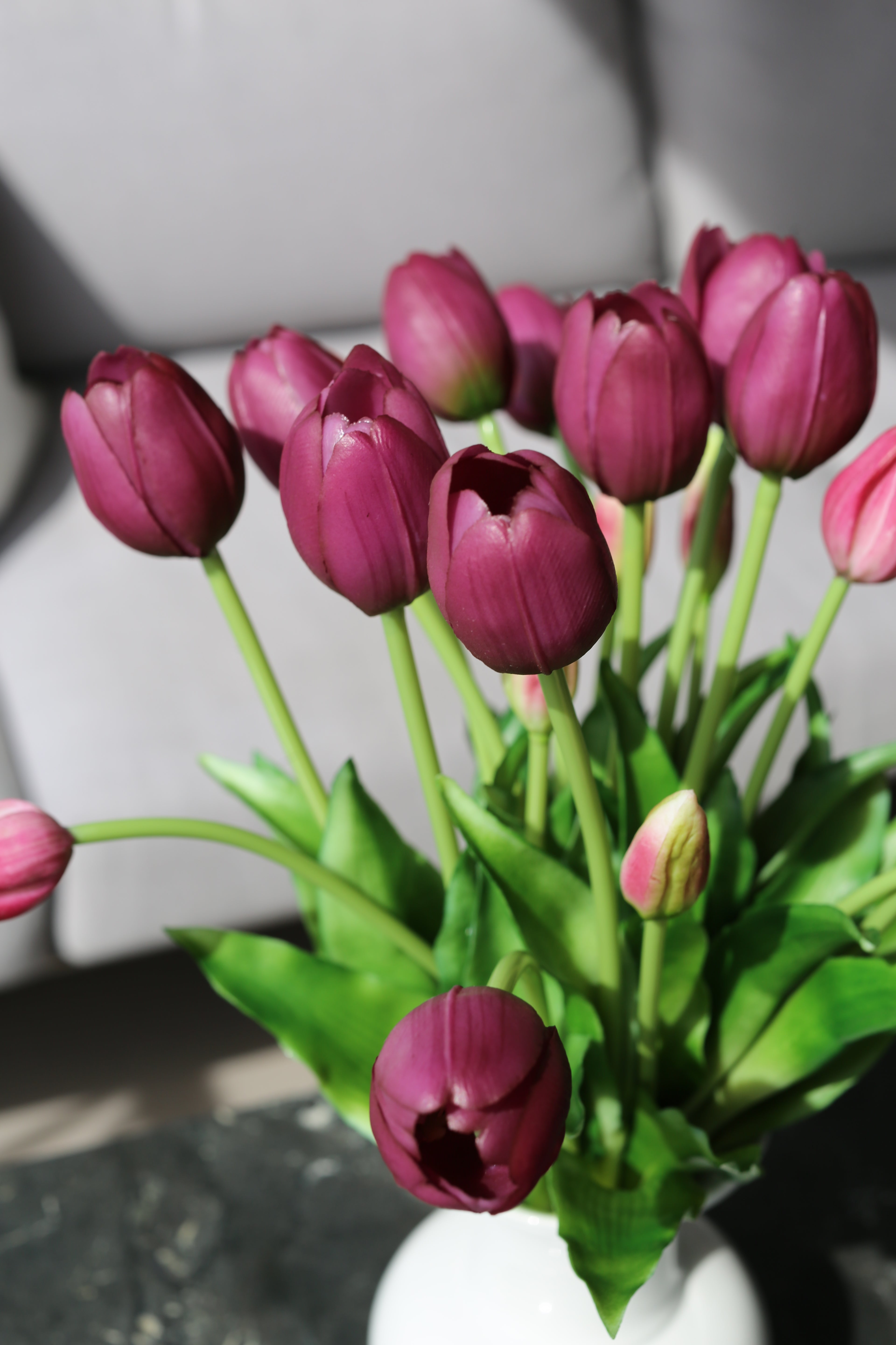 Burgundy Tulip Bouquet