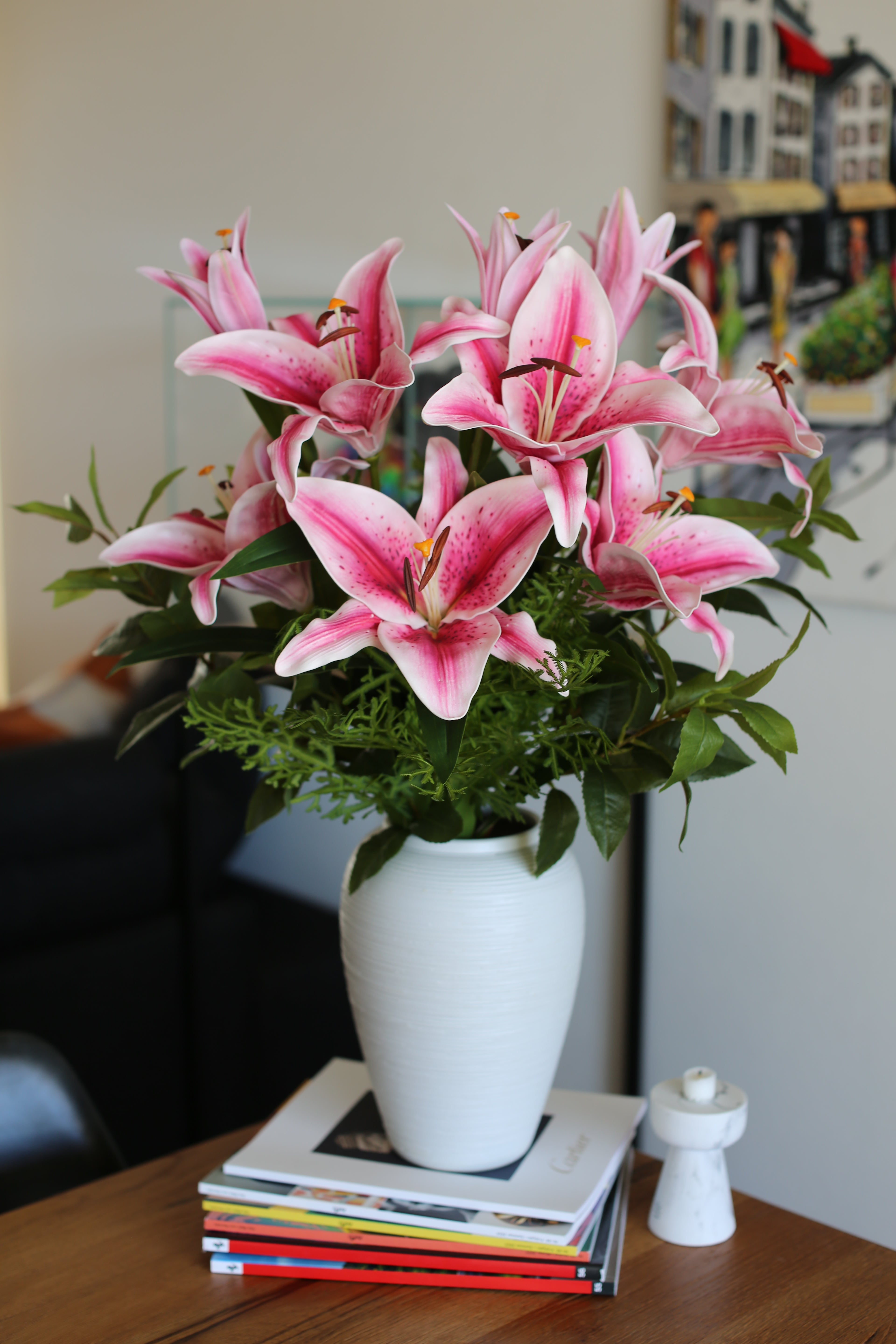 Pink Stargazer Lily Bouquet